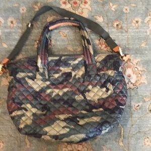 MZ Wallace Large Sutton Bag Green Camo Org Pkg